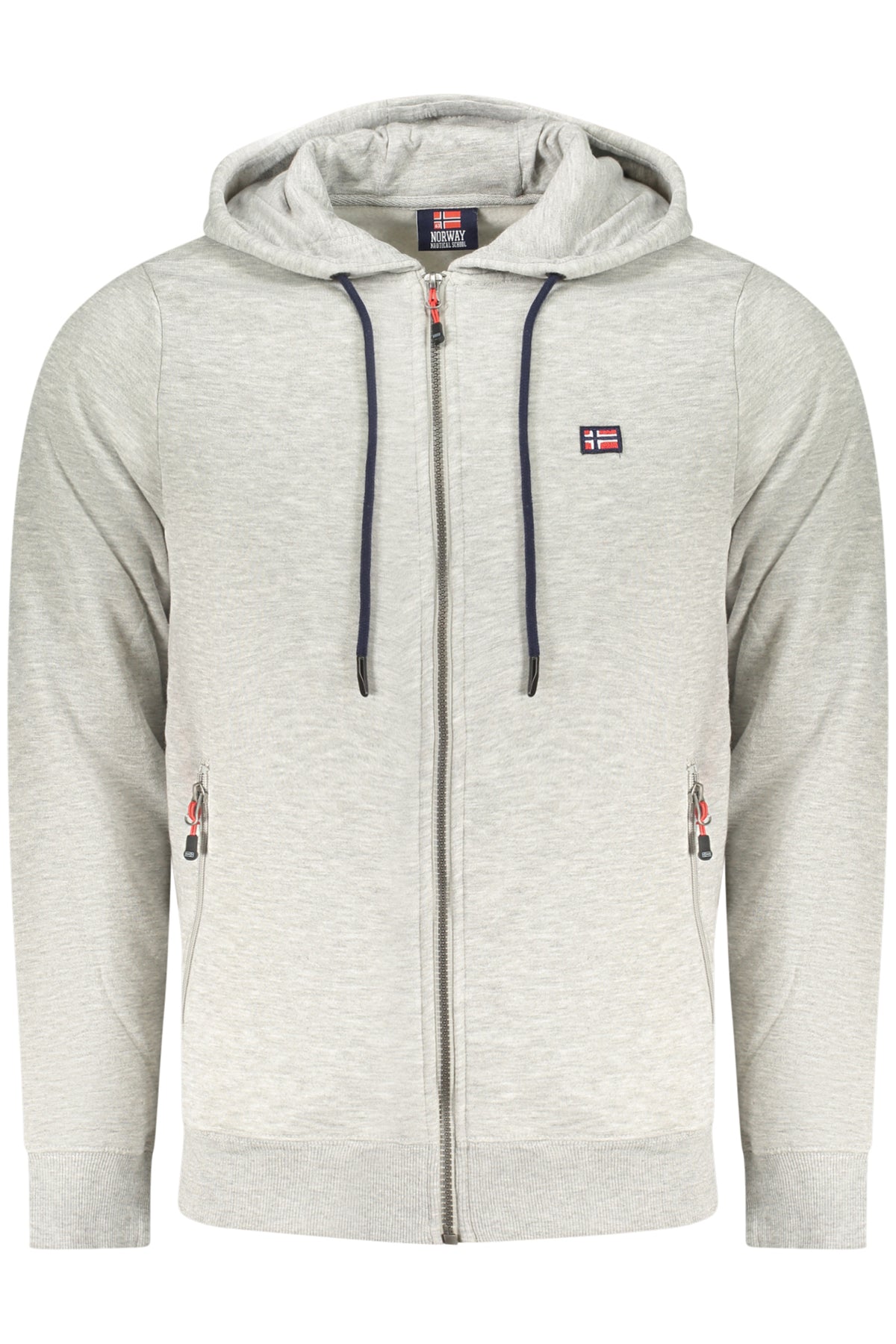 NORWAY 1963 MEN'S GRAY ZIP-UP SWEATSHIRT