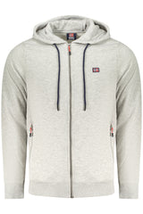 NORWAY 1963 MEN'S GRAY ZIP-UP SWEATSHIRT