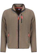 NORWAY 1963 MEN'S BROWN ZIP-UP SWEATSHIRT