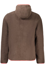NORWAY 1963 MEN'S BROWN ZIP-UP SWEATSHIRT