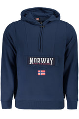 NORWAY 1963 MEN'S BLUE ZIP-UP SWEATSHIRT