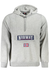NORWAY 1963 MEN'S ZIP-UP SWEATSHIRT GREY