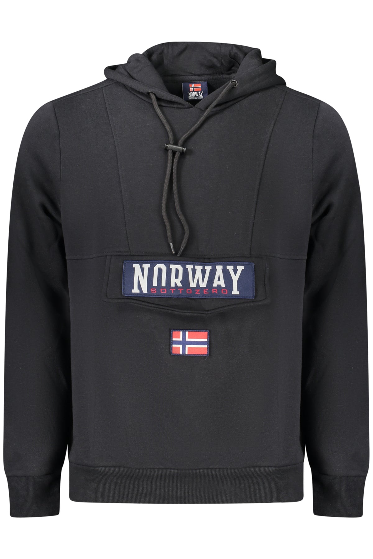 NORWAY 1963 MEN'S BLACK ZIP-UP SWEATSHIRT