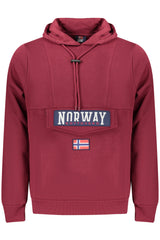 NORWAY 1963 MEN'S PURPLE ZIP-UP SWEATSHIRT