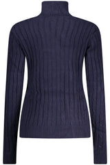 NORWAY 1963 WOMEN'S BLUE SWEATER