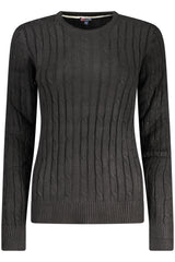 NORWAY 1963 WOMEN'S BLACK SWEATER