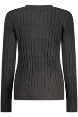 NORWAY 1963 WOMEN'S BLACK SWEATER