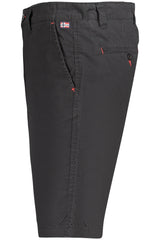 NORWAY 1963 MEN'S BLACK BERMUDA SHORTS