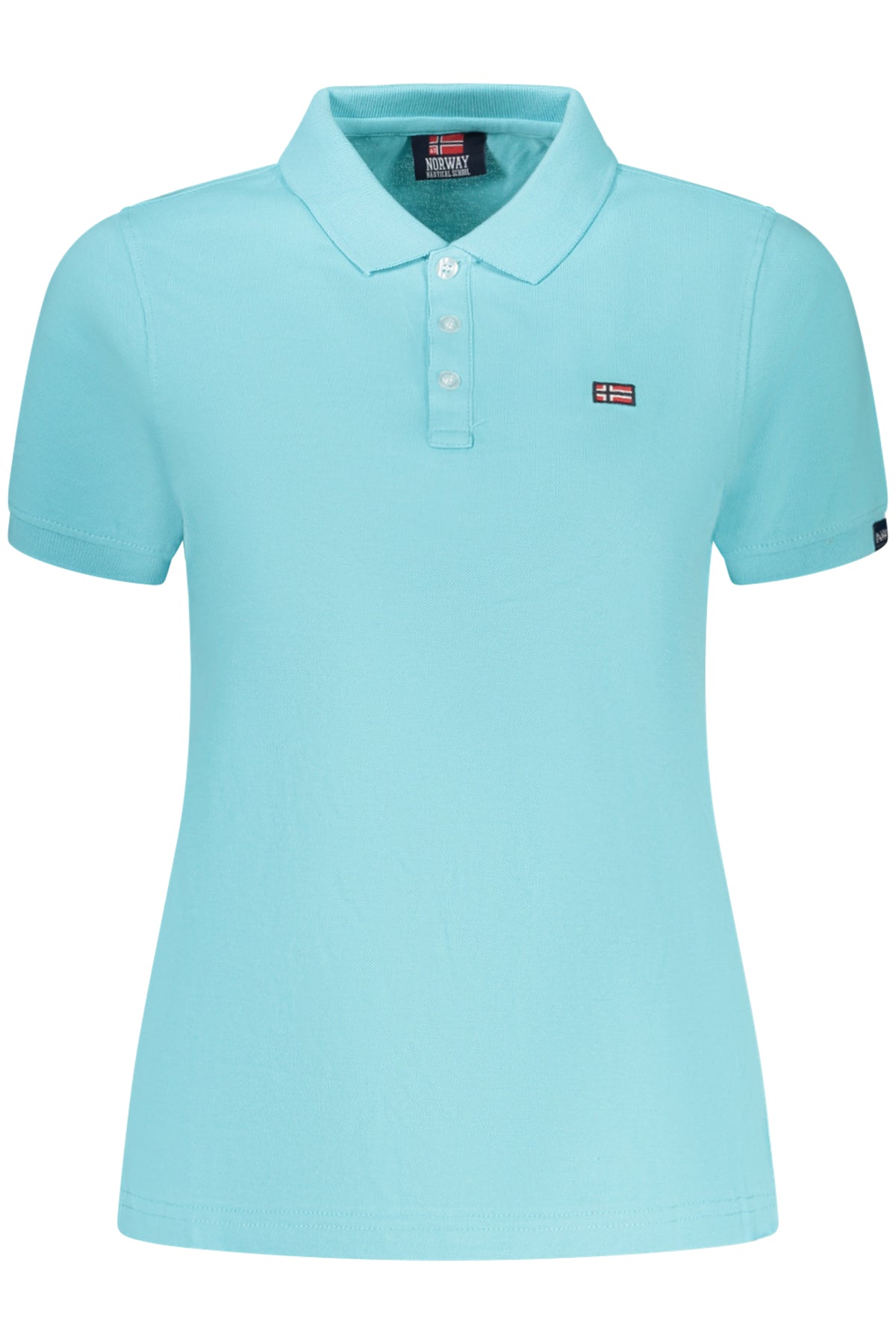NORWAY 1963 WOMEN'S SHORT-SLEEVED POLO SHIRT, BLUE