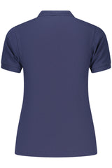 NORWAY 1963 WOMEN'S SHORT-SLEEVED POLO SHIRT, BLUE