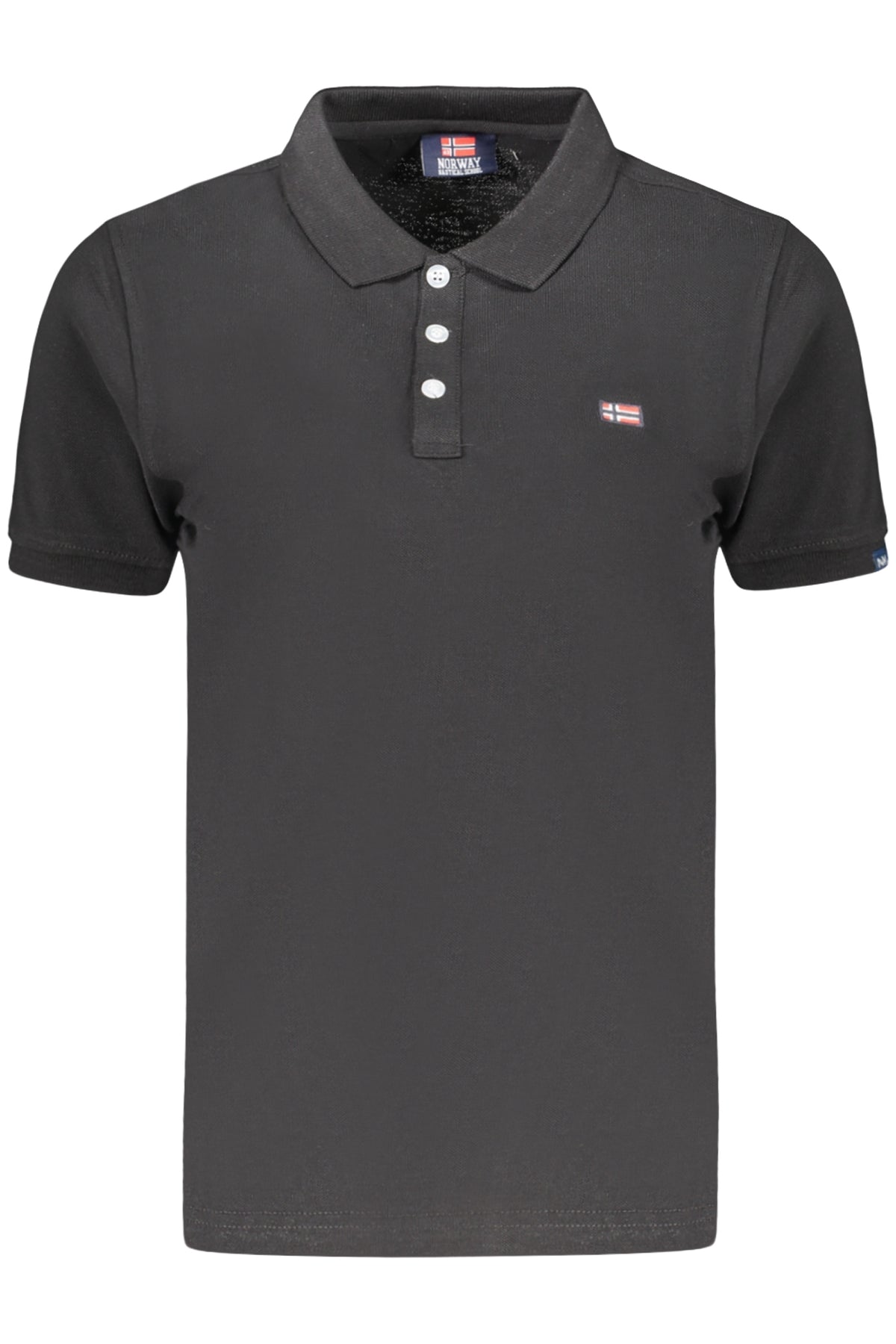 NORWAY 1963 WOMEN'S SHORT-SLEEVE POLO SHIRT, BLACK