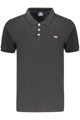 NORWAY 1963 WOMEN'S SHORT-SLEEVE POLO SHIRT, BLACK