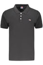 NORWAY 1963 WOMEN'S SHORT-SLEEVE POLO SHIRT, BLACK