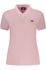 NORWAY 1963 WOMEN'S PINK SHORT-SLEEVE POLO SHIRT