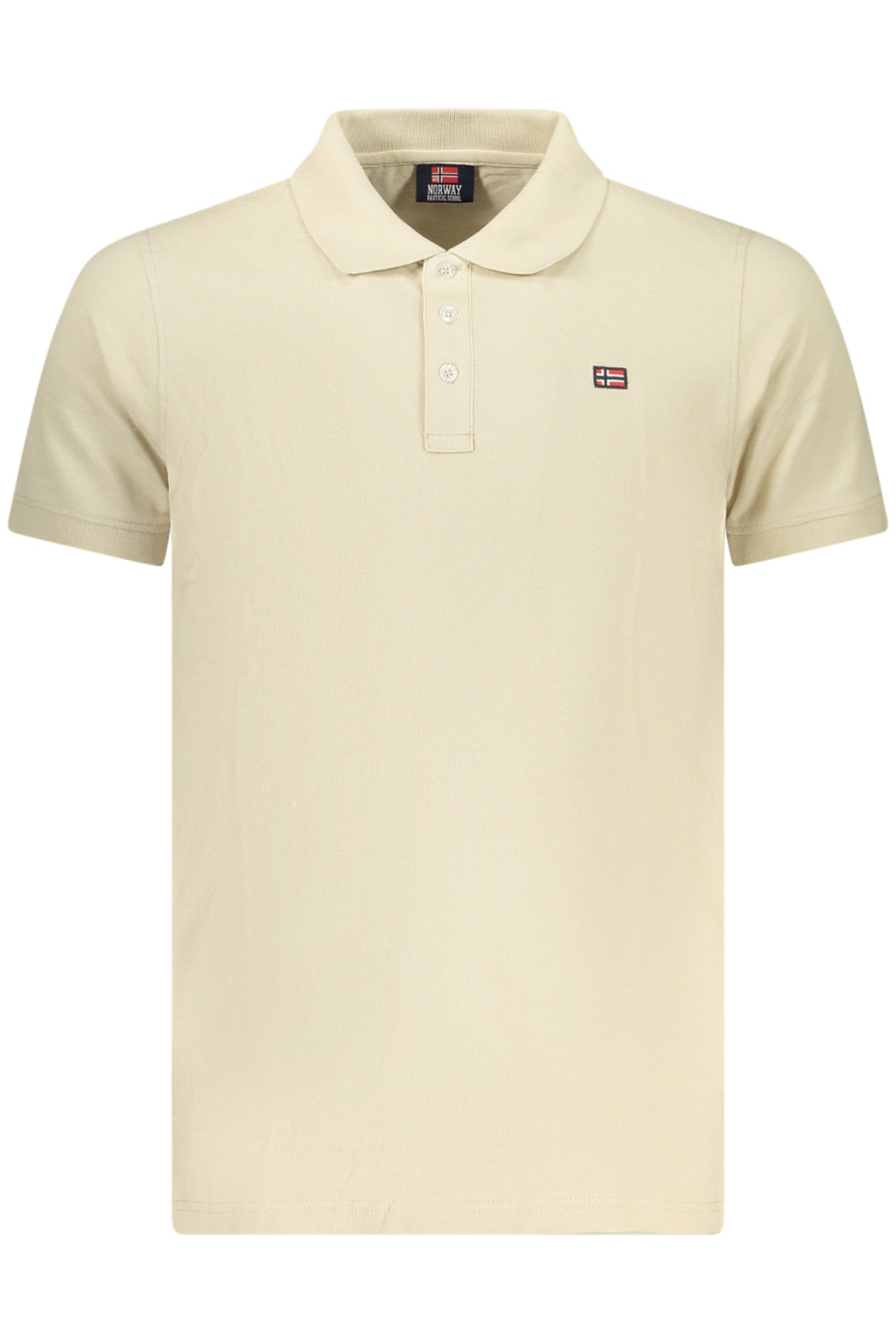 NORWAY 1963 MEN'S SHORT-SLEEVE POLO SHIRT, BEIGE