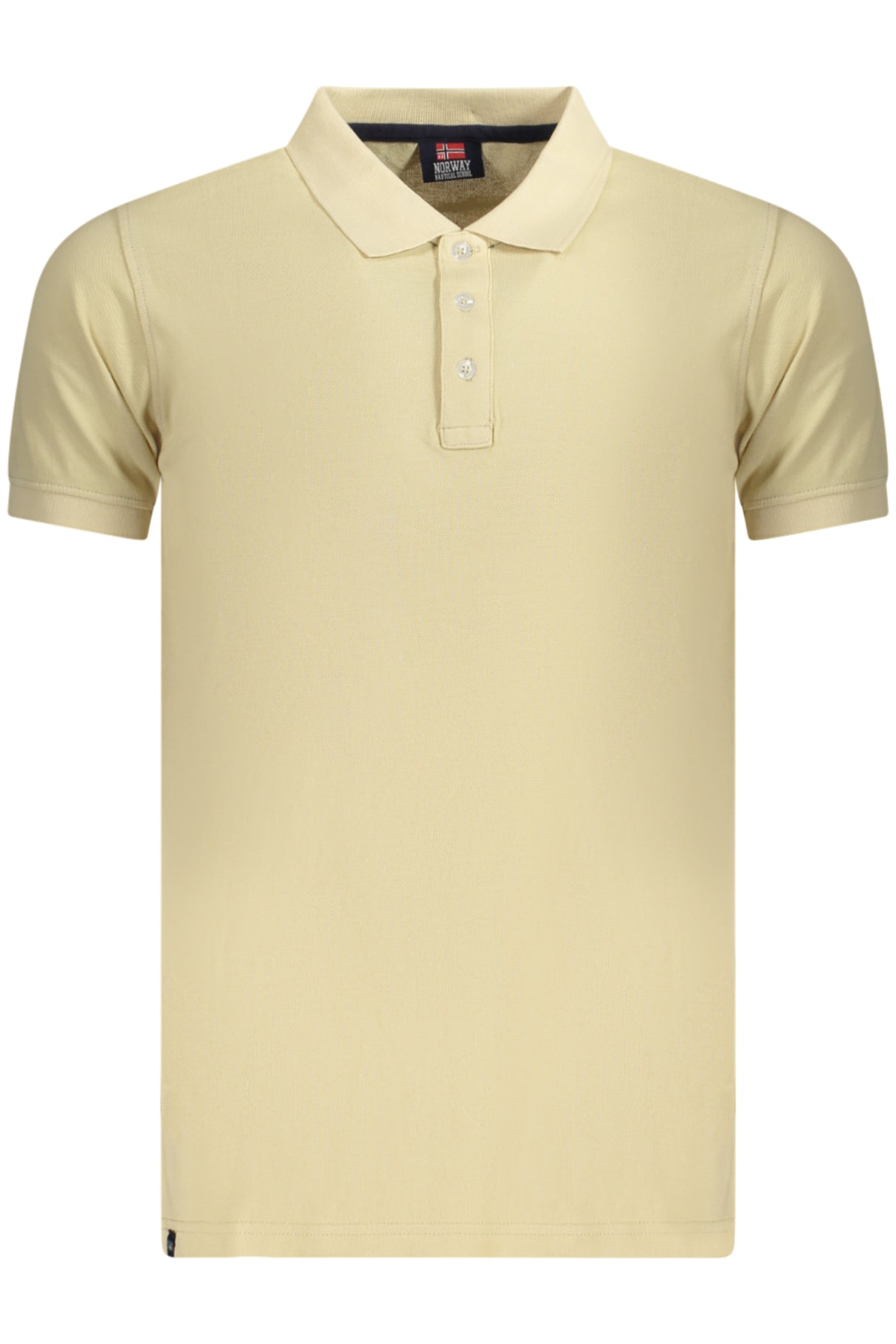 NORWAY 1963 MEN'S SHORT-SLEEVE POLO SHIRT, BEIGE