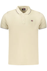 NORWAY 1963 MEN'S SHORT-SLEEVE POLO SHIRT, BEIGE