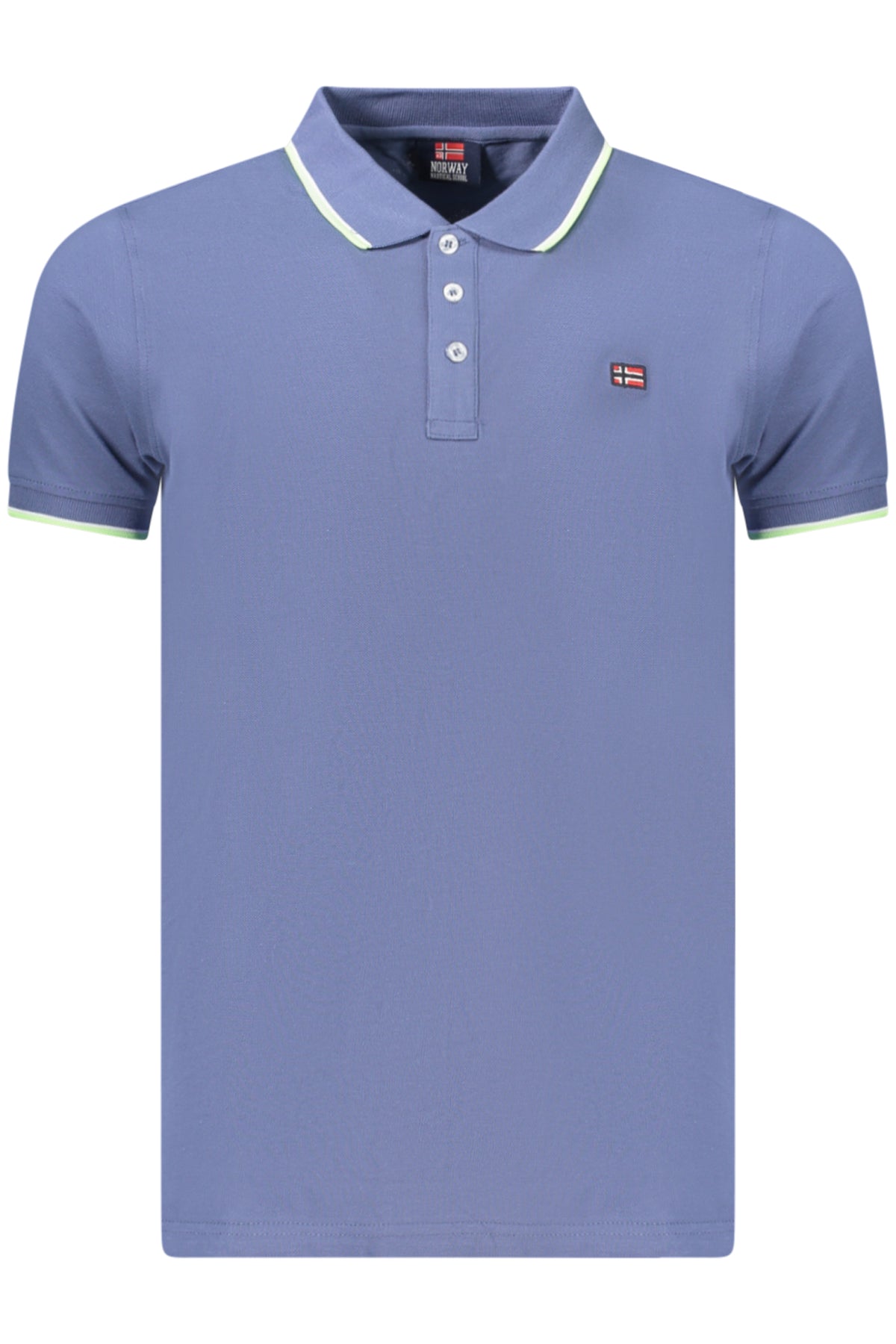 NORWAY 1963 MEN'S SHORT-SLEEVED POLO SHIRT, BLUE