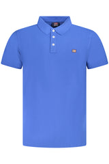 NORWAY 1963 MEN'S BLUE SHORT SLEEVE POLO SHIRT