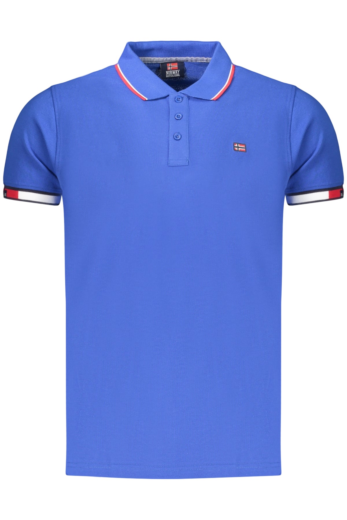 NORWAY 1963 MEN'S SHORT-SLEEVED POLO SHIRT, BLUE