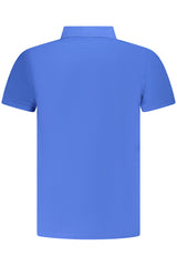 NORWAY 1963 MEN'S BLUE SHORT SLEEVE POLO SHIRT