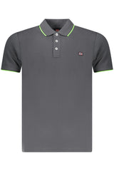 NORWAY 1963 MEN'S SHORT-SLEEVE POLO SHIRT, GREY