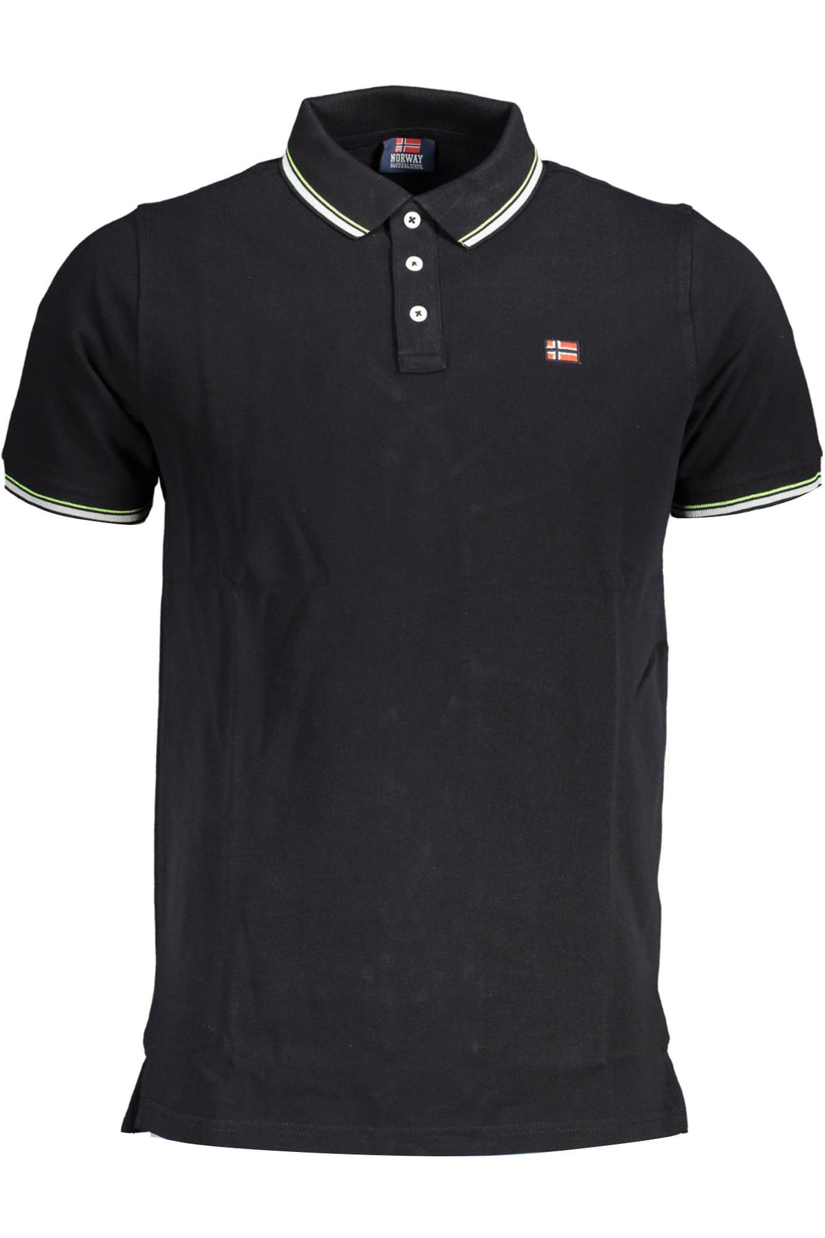 NORWAY 1963 MEN'S SHORT SLEEVE POLO BLACK