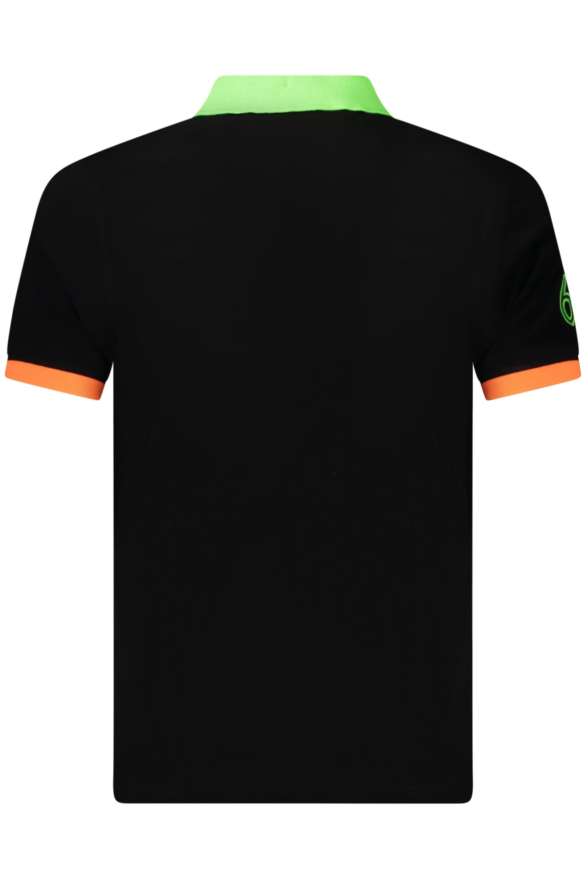 NORWAY 1963 MEN'S SHORT-SLEEVED POLO SHIRT, BLACK