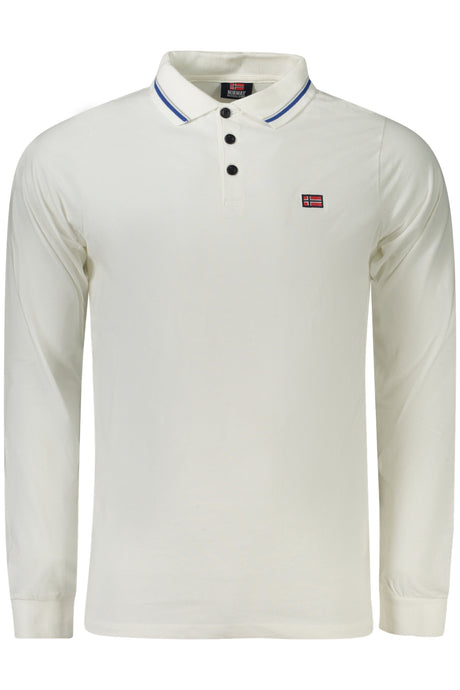 NORWAY 1963 LONG SLEEVE POLO MEN WHITE