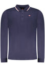 NORWAY 1963 MEN'S LONG-SLEEVED POLO SHIRT, BLUE