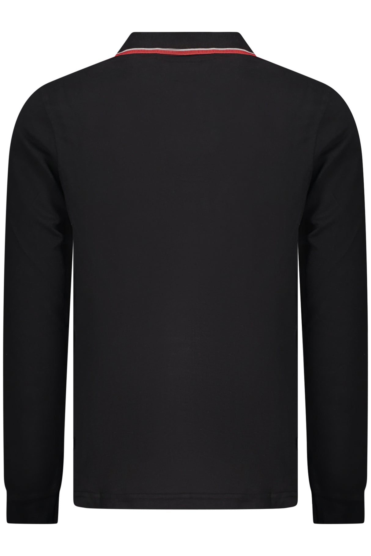NORWAY 1963 MEN'S LONG-SLEEVED POLO SHIRT, BLACK