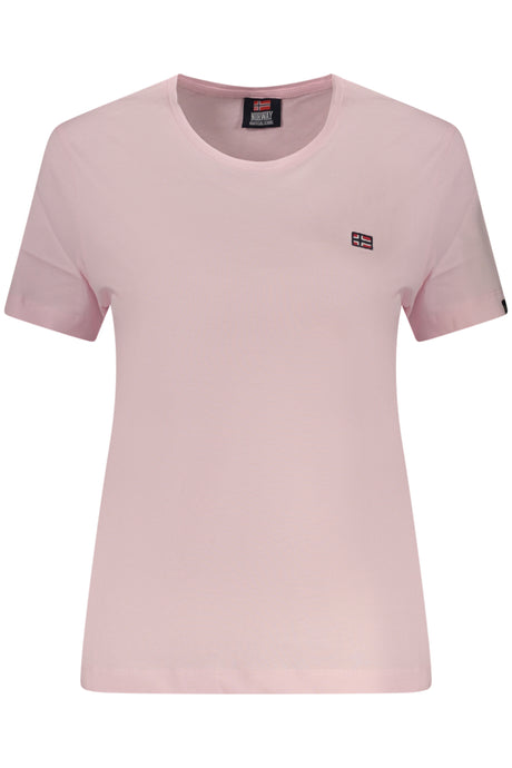 NORWAY 1963 WOMEN'S PINK SHORT-SLEEVE T-SHIRT
