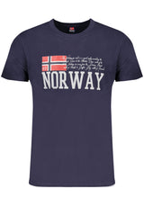 NORWAY 1963 MEN'S SHORT SLEEVE T-SHIRT BLUE