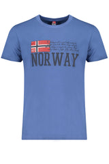 NORWAY 1963 MEN'S SHORT SLEEVE T-SHIRT BLUE