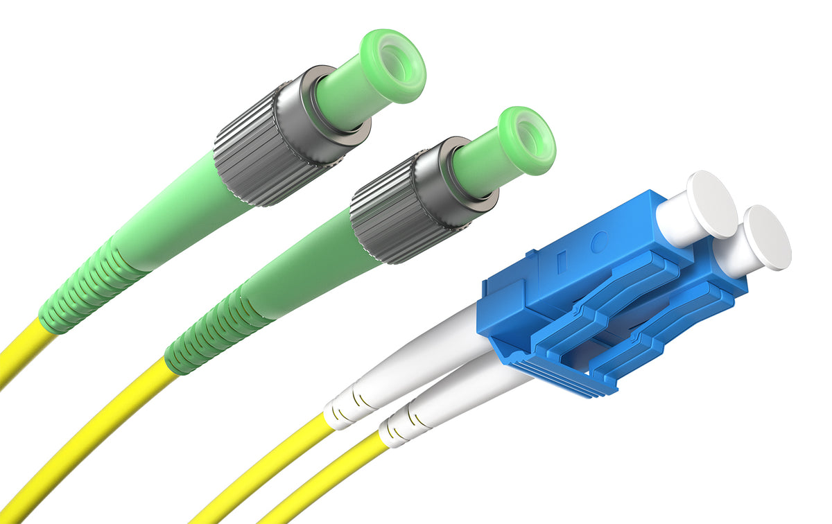 Opton Fiber Patch Cord FC/UPC-LC/UPC SM Duplex 2.0m FCA-LCU-SM-DX-2