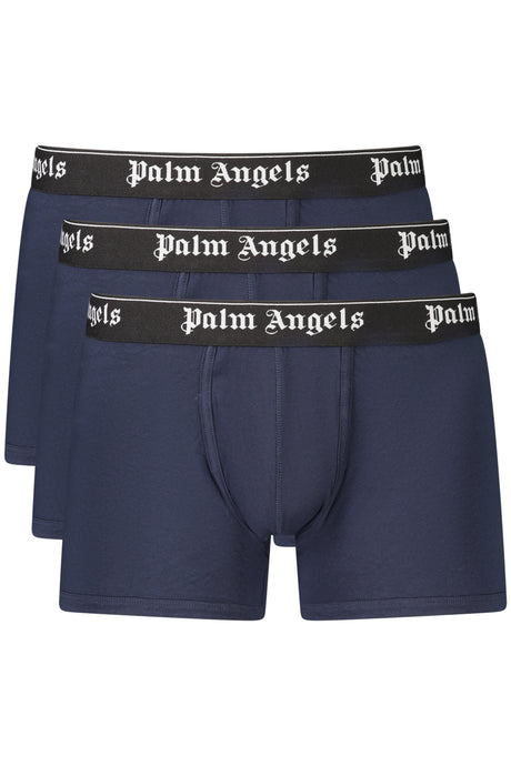 PALM ANGELS MEN'S BLUE BOXER