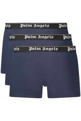 PALM ANGELS MEN'S BLUE BOXER