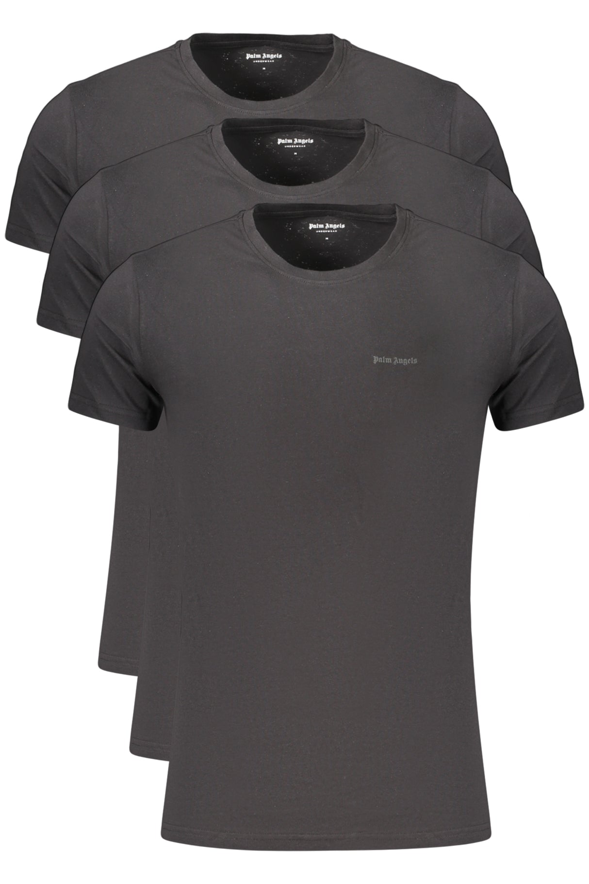 PALM ANGELS MEN'S BLACK OUTFIT T-SHIRT