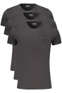 PALM ANGELS MEN'S BLACK OUTFIT T-SHIRT