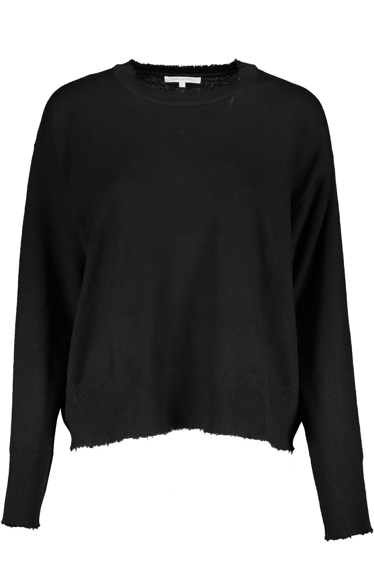 PATRIZIA PEPE WOMEN'S BLACK SWEATER