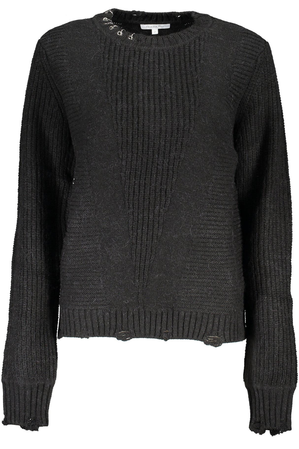 PATRIZIA PEPE WOMEN'S BLACK SWEATER