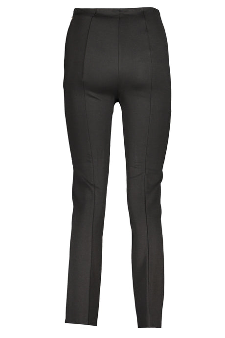 PATRIZIA PEPE BLACK WOMEN'S TROUSERS