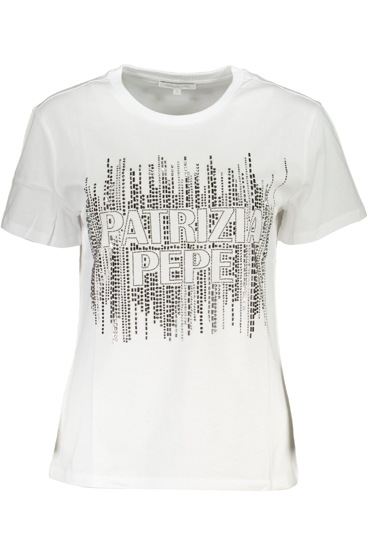 PATRIZIA PEPE WOMEN'S SHORT SLEEVE T-SHIRT WHITE