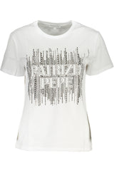 PATRIZIA PEPE WOMEN'S SHORT SLEEVE T-SHIRT WHITE