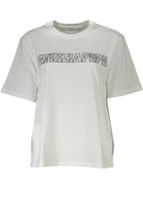 PATRIZIA PEPE WOMEN'S SHORT SLEEVE T-SHIRT WHITE