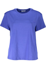PATRIZIA PEPE WOMEN'S SHORT SLEEVE T-SHIRT BLUE