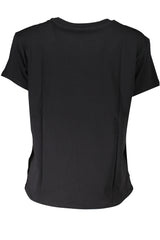PATRIZIA PEPE WOMEN'S SHORT SLEEVE T-SHIRT BLACK