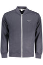 PEPE JEANS MEN'S BLUE ZIP-UP SWEATSHIRT
