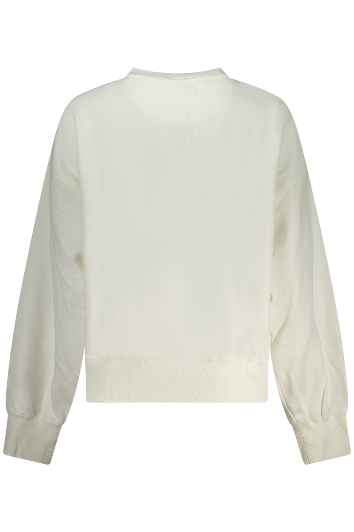 PEPE JEANS WOMEN'S WHITE ZIP-UP SWEATSHIRT