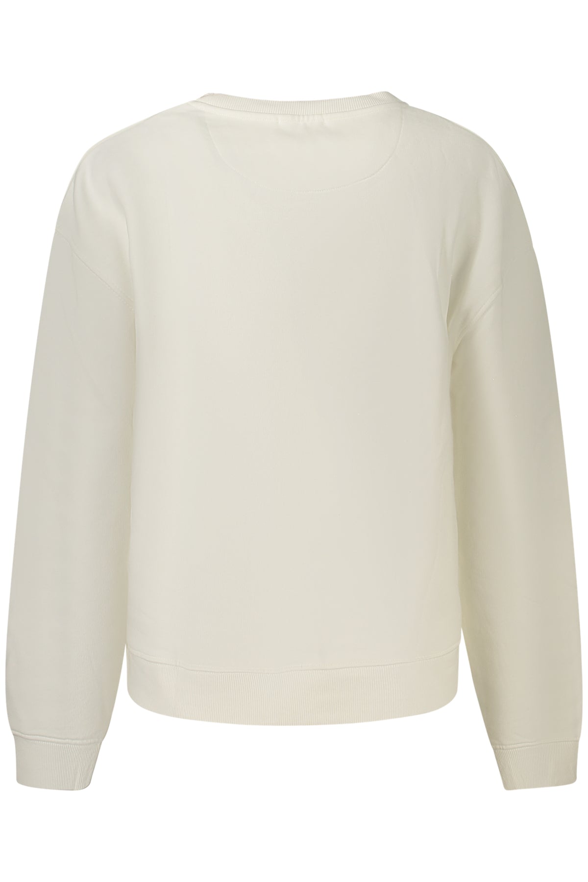 PEPE JEANS WOMEN'S WHITE ZIP-UP SWEATSHIRT